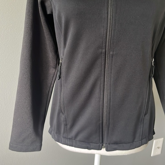 The North Face Windwall Zip Up Jacket Black & Gray - Picture 3 of 11
